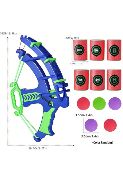 Choice Blue Slingshot Target Sticky Ball Bow Target Montessori Educational To...