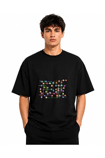 Inscriptie Tricou Unisex Bumbac Premium Casual " Pictograma media "