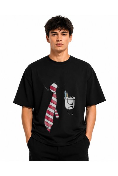 Inscriptie Tricou Unisex Bumbac Premium Casual " Cravata "