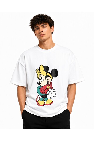 Inscriptie Tricou Unisex Bumbac Premium Casual " Minnie Mouse 2 "