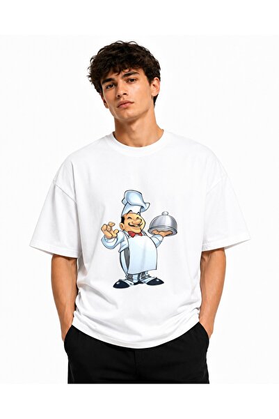 Inscriptie Tricou Unisex Bumbac Premium Casual " Chef with apron "