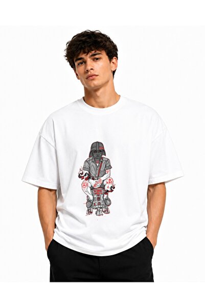 Inscriptie Tricou Unisex Bumbac Premium Casual " Skeleton man "