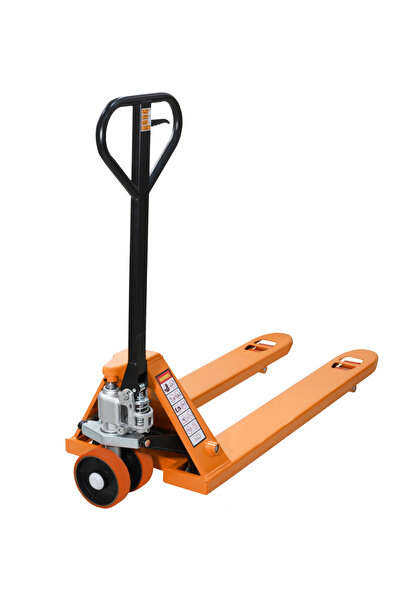 Lawazim Pro7 2.5T Hydraulic Pallet Jack - Heavy-Duty Manual Truck with Red PU...