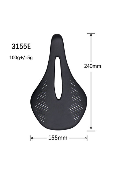 Choice 155mm-3155E ELITA ONE Super Light Carbon Saddle 240x143/155mm 96g MTB ...