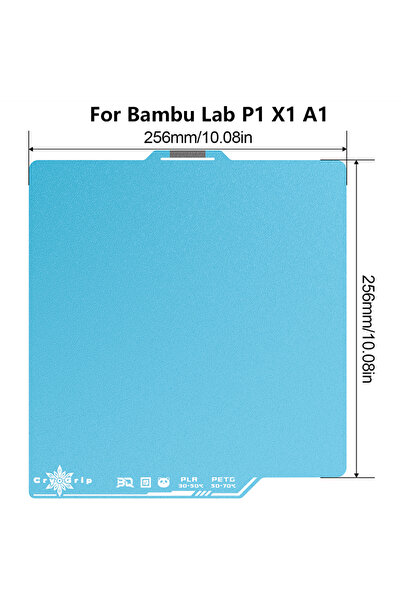 Choice27 1 PCS Frostbite-256 BIGTREETECH Panda Build Plate For Bambu Lab P1 A...