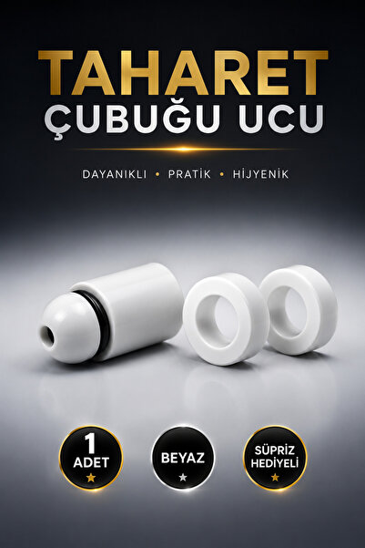 By mag Taharet Çubuğu Plastik Ucu Beyaz 1 Adet