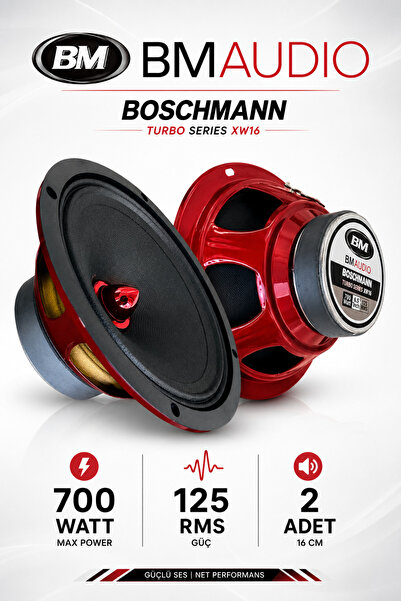 ADS Ds-16 16 Cm 700 Watt Oto Hoparlör 2 Adet 1. Sınıf Kalite ( Kutu Içeriği 2...