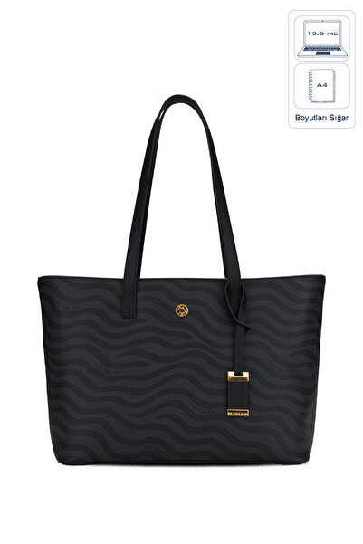 U.S. Polo Assn. حقيبة كتف نسائية سوداء Us26170