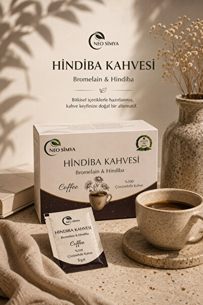 Neo Simya Hindiba Kahvesi | Bitkisel Kahve | Bromelain & Hindiba | 30 Tek Kul...