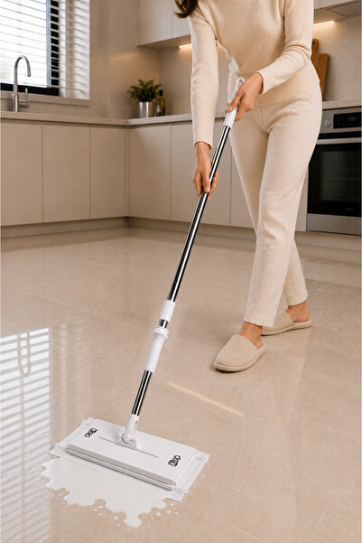 KEP Easy Mop 26 Cm - Otomatik Bez Yakalayan Mop - 40cm 10 Adet Bez