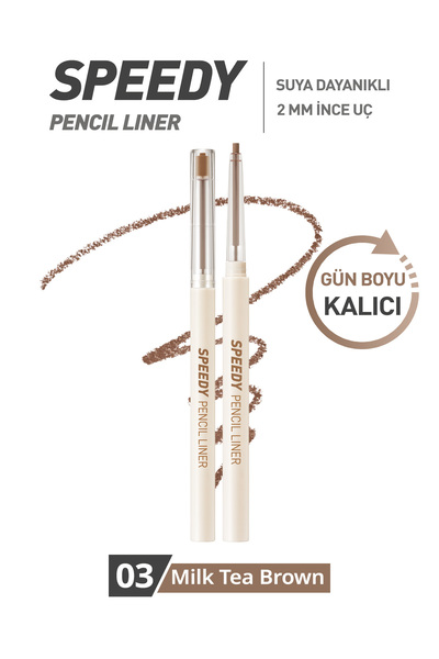 PERIPERA Suya Dayanıklı Kolay Kullanım Sunan Göz Kalemi PERIPERA Speedy Penci...