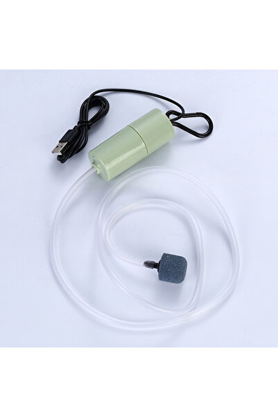 Choice green USB Aquarium Air Pump with Air Stone and Silicone Tube Energy Sa...