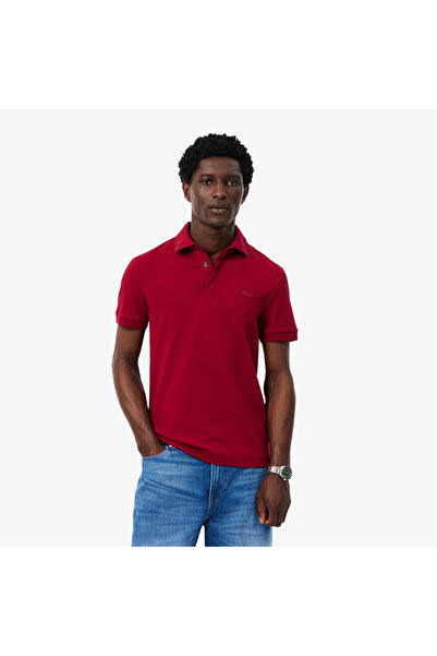Lacoste Paris Erkek Regular Fit Bordo Polo