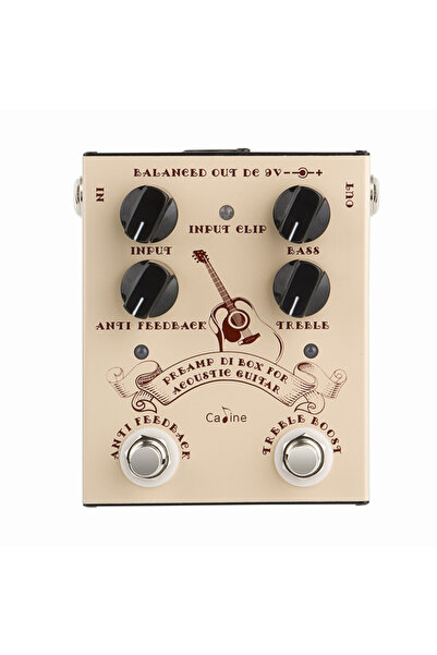 Choice CP-40 Acoustic Caline CP-40 Acoustic Guitar Effect Pedal DI Box Cabine...
