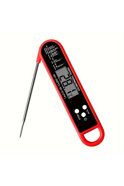Choice Red Professional Meat Thermometer Digital, Instant Read With High Accu...