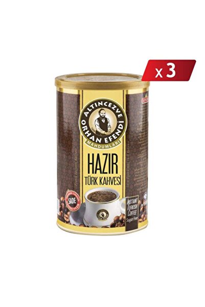 Altıncezve Hazır Türk Kahvesi Sade 500 Gr - 3LÜ PAKET