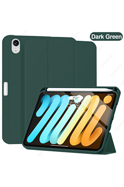 Choice1 Dark Green For iPad Mini 7 A17 Pro Case 2024, for iPad Mini 6 Case 20...