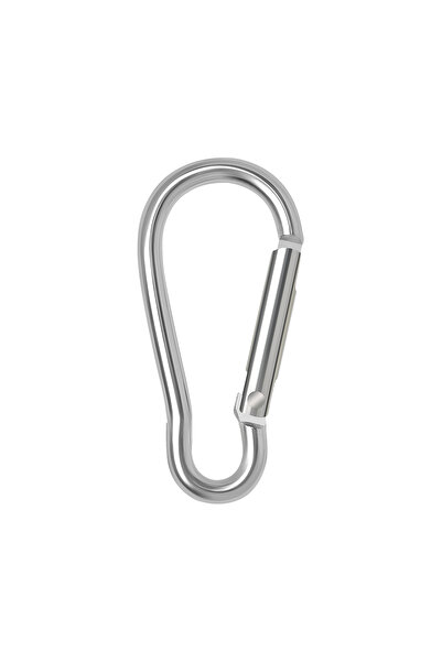 choice2 WHITE 5pcs Aluminum Carabiner Key Chain Clip Outdoor Camping Keyring ...