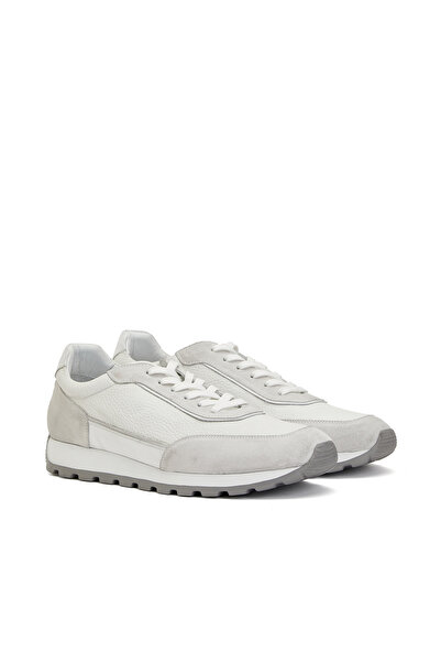 Dıvarese Beyaz Erkek Deri Sneaker