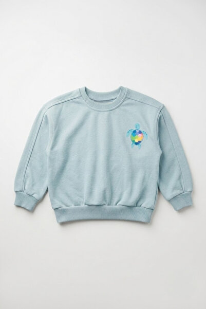 lilico Children's Cotton Colorful Printed Oversized 2 Thread Sweatshirt