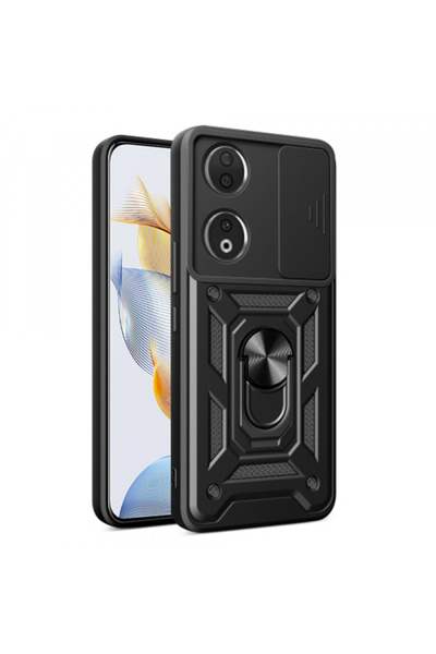 HONOR Husa pentru 90, Techsuit, CamShield, Neagra