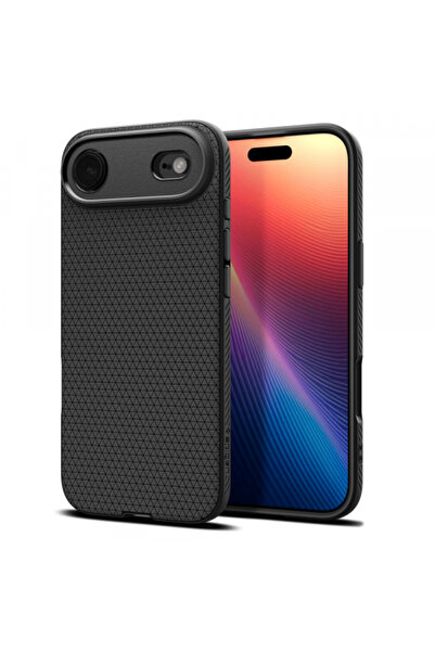 Apple Husa pentru iPhone 17 Air, Spigen, Liquid Air, Neagra Mata