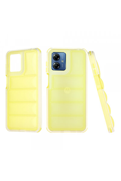 Motorola Husa pentru Moto G14, Techsuit, Wave Shield, Galbena