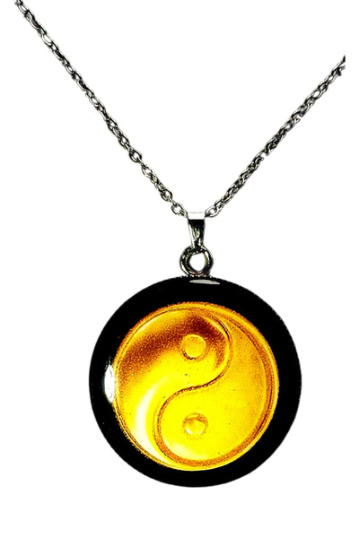 Oxolux, Lavinia Colier Yin Yang Balance, in cutie cadou, design contrastant, ...