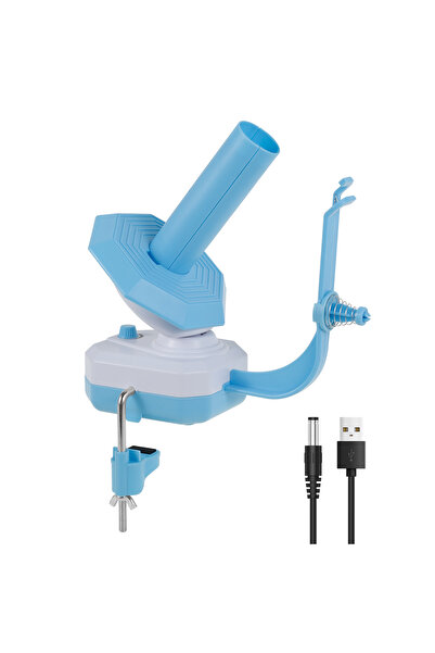 Choice1 Blue Electric Wool Winder for Crocheting Motor Drive Automatic Yarn B...