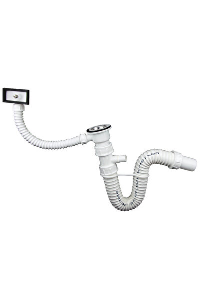 Evotools Sifon flexibil cu valvă Rac.MS și preaplin Texo 40/50 mm 62 mm