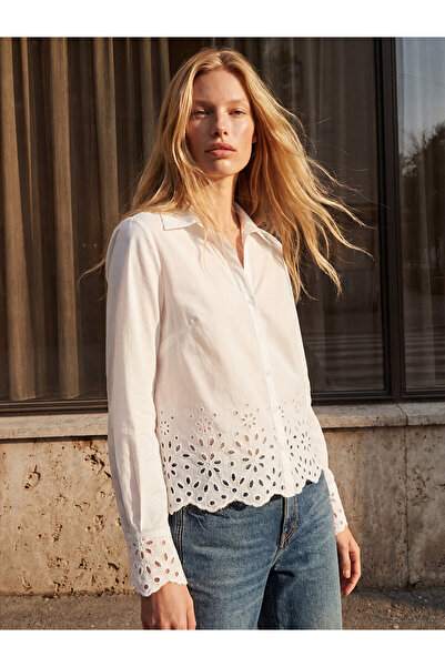 LC Waikiki Two Mt Shop Quality Brode Women's Shirt
