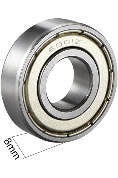SR-600 6001Z Derin Yivli Bilyalı Rulman Tek Kalkan 60101, 12 mm x 28 mm x 8 m...