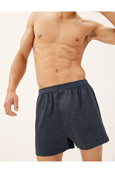 Marks & Spencer Saf Pamuklu 5'li Cool & Fresh™ Boxer Seti