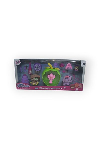 KIZILKAYA Pet Club Elmali Miniature 2-Piece Cake with Accessories Cute Pet Set