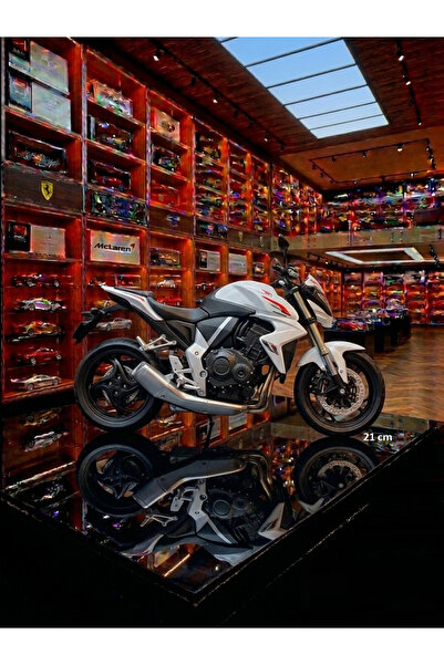 OYUNCAKSAHİLİ Motorsiklet Honda CB500F Dıecast Model Yarış Motor 21cm Dıecast...
