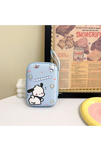 Choice3 صندوق تخزين محمول XFB05-PQG-Blue Hello Kitty، حقيبة تخزين كورومي، حام...