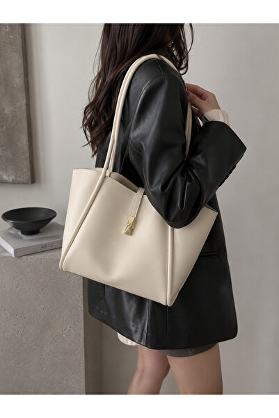 HONEY BAG Costa Zipper Detailed Hand and Shoulder Bag