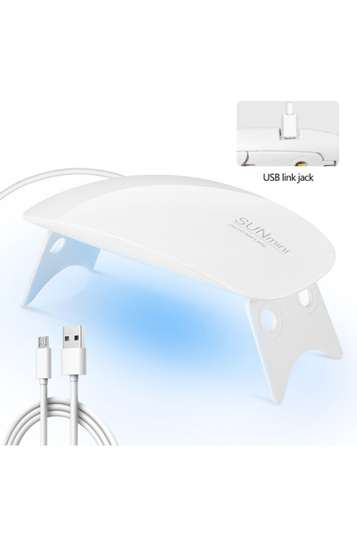 choice2 White-B LINMANDA Mini LED Light Fast Curing Flash Cure Lamp USB Inter...