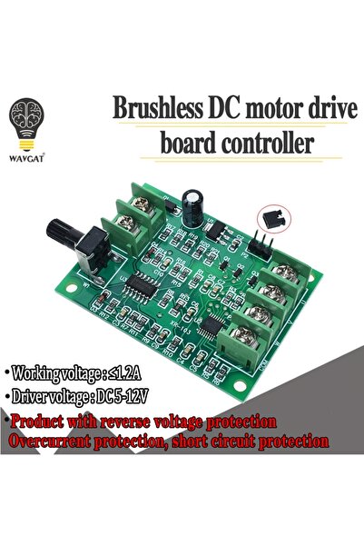 Choice 5V 12V Brushless DC Motor Driver Controller Board with Reverse Voltage...