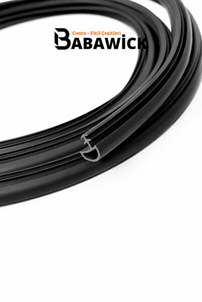 BABAWİCK American Panel Door Felt 5 Meters Anthracite Gray Color Wooden Door Gasket
