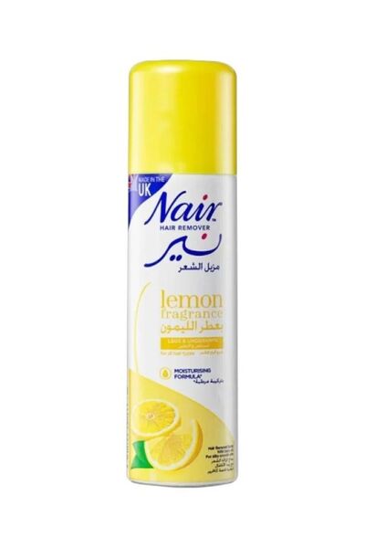 Nair بخاخ إزالة الشعر بزيت الأطفال - برائحة الليمون، 200 مل