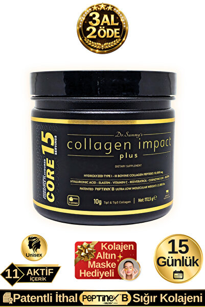 Dr.Sammy's Toz Kolajen Peptit 10.000 Mg Tip 1-3 Saf Hidrolize Sığır Kolajeni ...