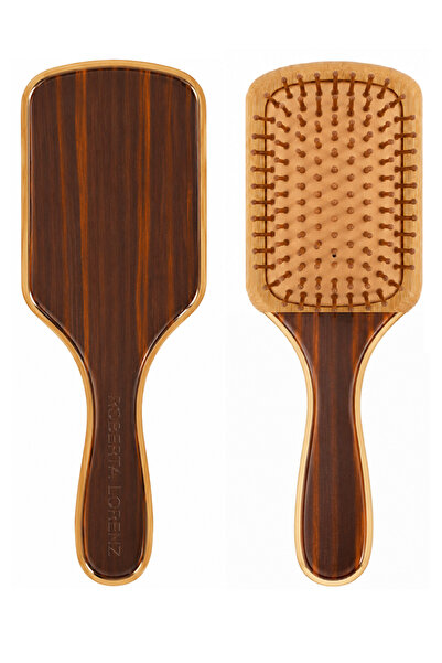 Roberta Lorenz Premium Acetate Bamboo Hair Brush Comb 25 cm with Massage Effect