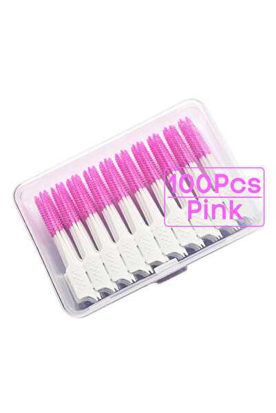 Choice9 Pink 100Pcs Vaclav 150Pcs Original Dental Floss Pick Soft Silicone Br...