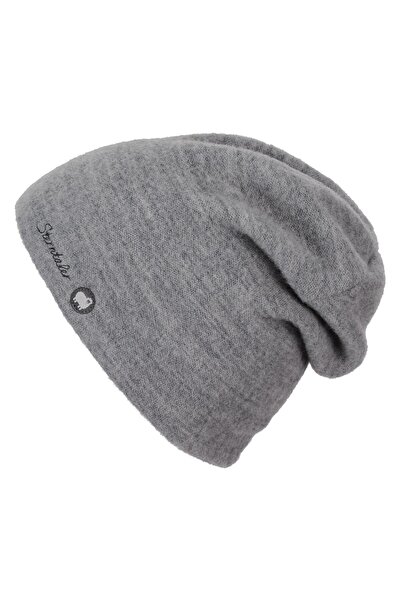 Sterntaler Beretă de lână merinos pentru copii unisex argintie