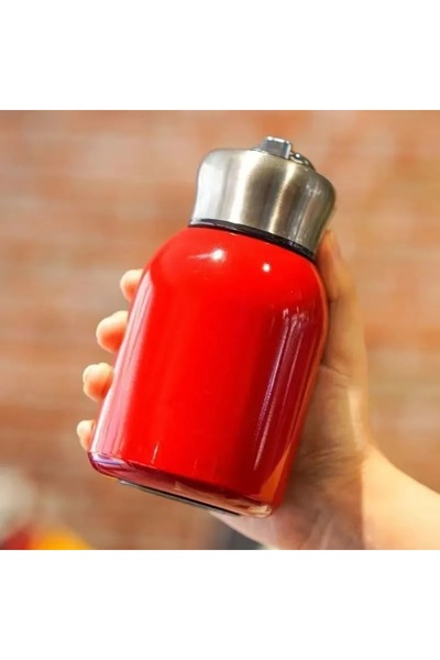 Choice 300ML Red 300ML Travel Water Bottle Coffee Mug Stainless Steel Vacuum ...