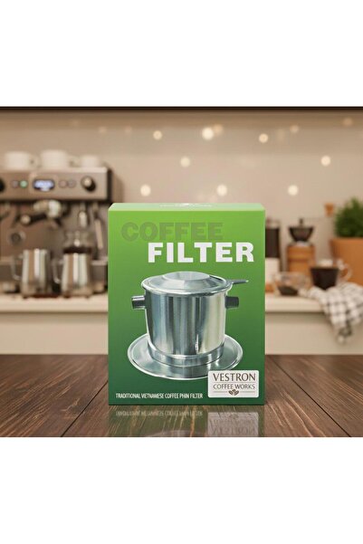 VESTRON Vietnam Kahve Demleme Filtresi Paslanmaz Çelik Phin Dripper Filtre Ka...