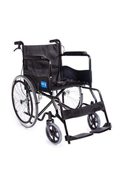Comfort Plus Ky809bj Siyah Kumaş Standart Transfer Refakatçı Frenli Tekerlekl...