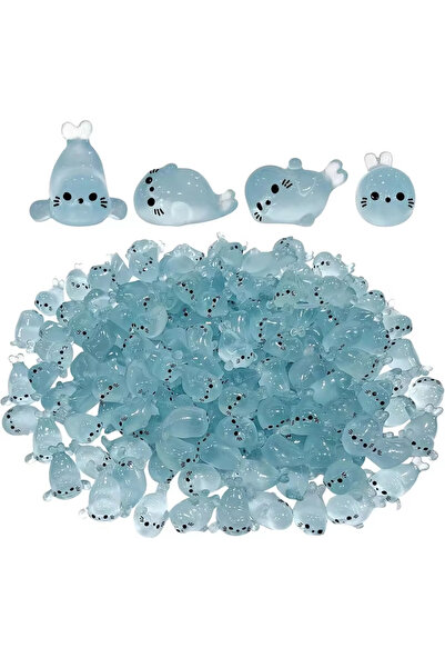 Choice1 10pcs mix 10/20 Pcs Glow in The Dark Mini Seal Figurines, Resin Sea A...