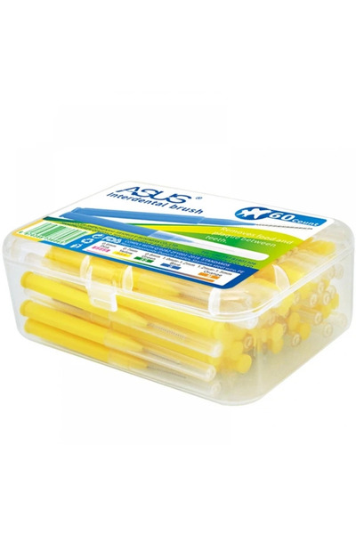 Choice 0.8 mm Yellow 60Pcs 0.6-1.5mm Interdental Brushes Health Care Tooth Pu...